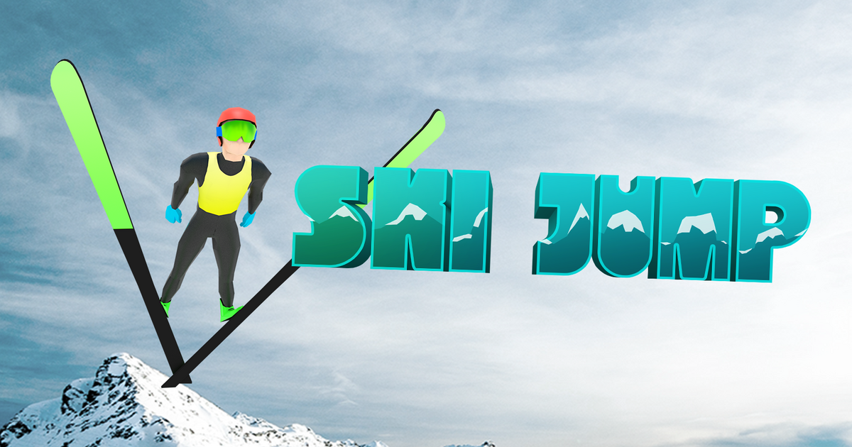 gra ski jumping z realistyczną grafiką