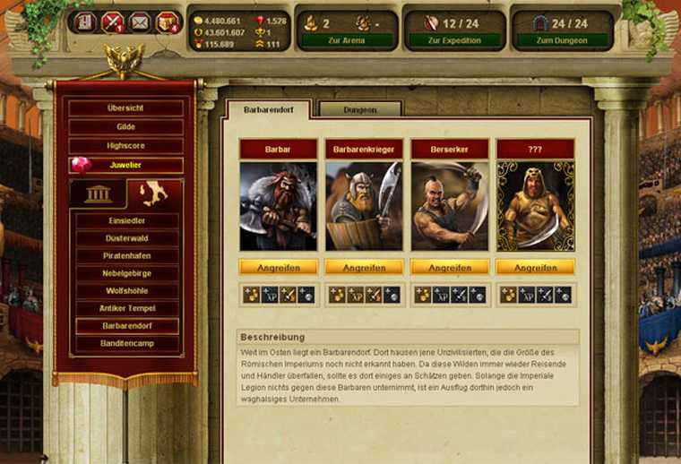 Gra Gladiatus antyczne MMORPG w przeglądarce po polsku